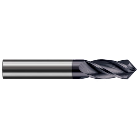 Drill/End Mill - Helical Tip - 4 Flute, 0.0937 (3/32), Shank Dia.: 1/8